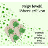 Mini clover leaf silicone mold