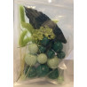 Bubble Cake Topper Mix set of 20 green