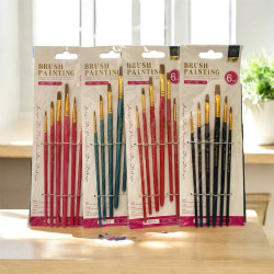 Paint brush set of 6 pieces