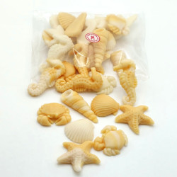 Marzipan sea animals