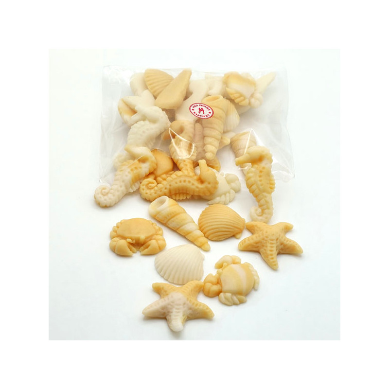 Marzipan sea animals