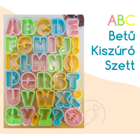 ABC letter cutter set