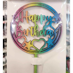 Happy Birthday wood cake...