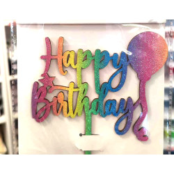 Happy Birthday wood cake...