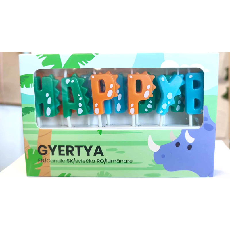 Dinosaurus Birthday Candle