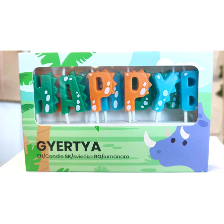 Dinosaurus Birthday Candle