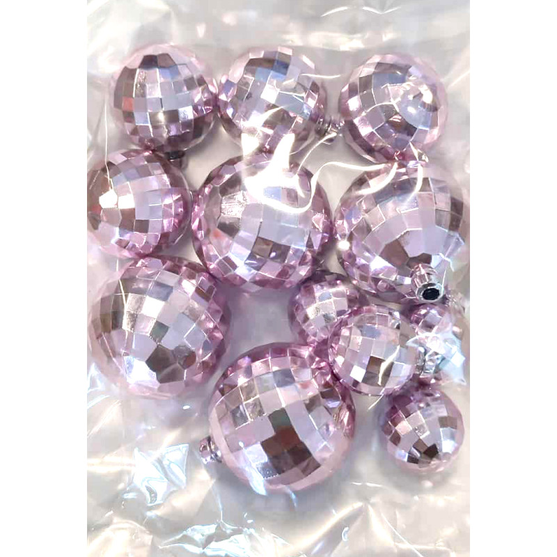 Dancing Queen disco ball decor metal violet