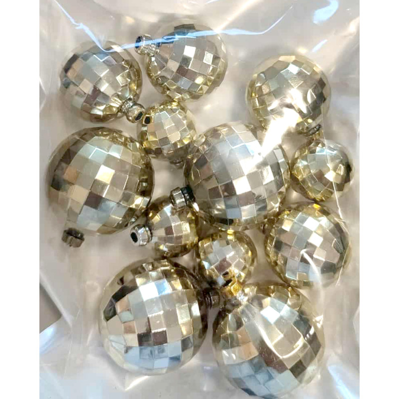 Dancing Queen disco ball decor gold