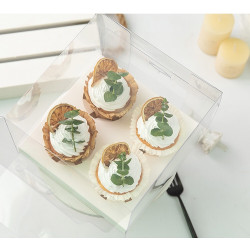 Transzparens FEHÉR Muffin...