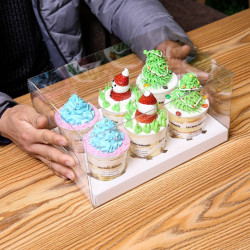 Transzparens FEHÉR Muffin...