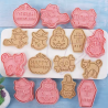 Halloween pattern cutter and embossing set of 8