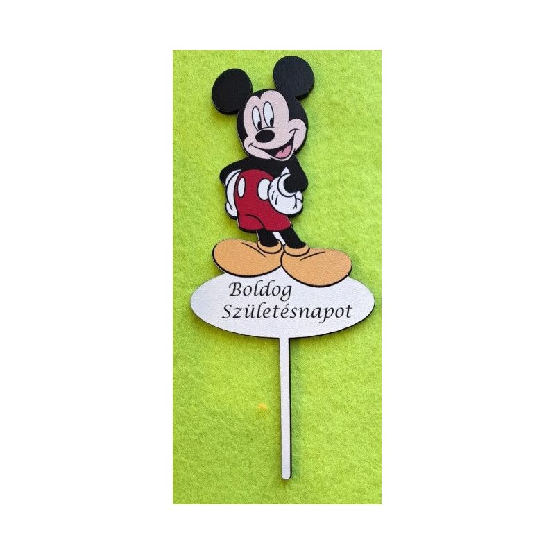 Mickey Mouse Happy Birthday Cake Topper