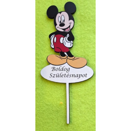 Mickey Mouse Happy Birthday Cake Topper
