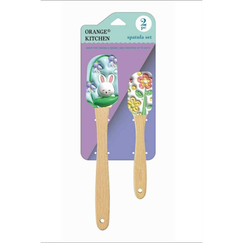 Bunny spatula set of 2