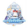 Blue Christmas mini baking set of 4