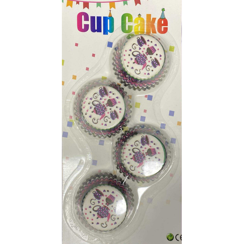 Mini muffin papír (kapszli) - délutáni teázós