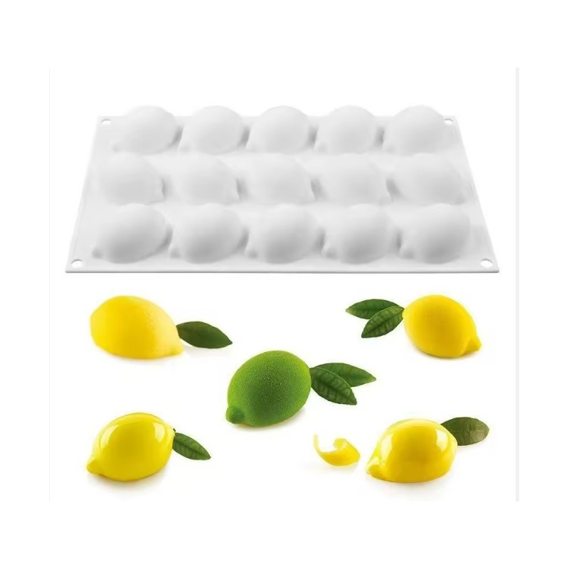 Citrom szilikon forma 15 db-os