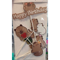 Capybara szülinapi beszúró