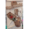 Capybara cake topper
