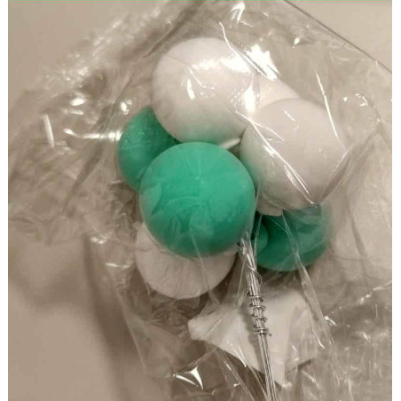 Bubble ballon cake decor 8ballon/pack