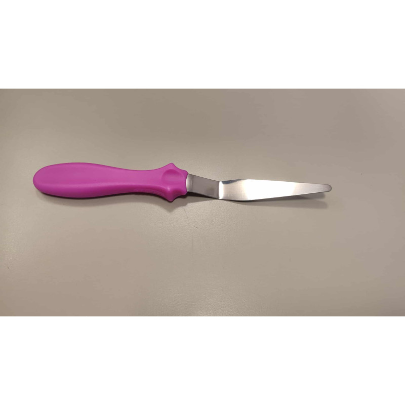 Cake palette knife 22cm pink