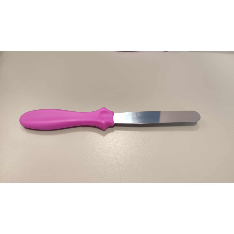 Cake palette knife 22cm pink