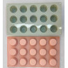 15-cavity small woven baskets silicone mold