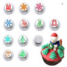 Christmas Russian nozzles set of 12