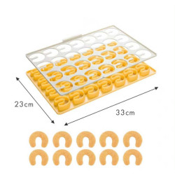 Crescent-shape rolls cutter...