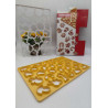 Short cakes cutter frame set Christmas design
