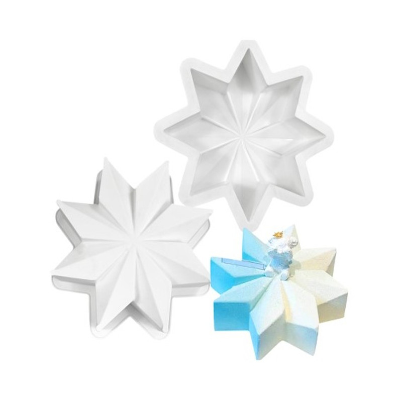 Csillag mousse szilikon