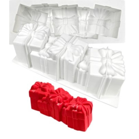 Ajándékdobozok mousse szilikon