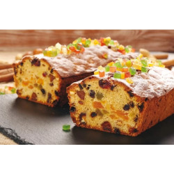 Fruit bread baking form...