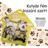 Kutyás fém kiszúró szett