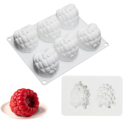 Rasberry mousse silicone mold