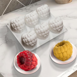 Rasberry mousse silicone mold