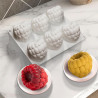 Rasberry mousse silicone mold