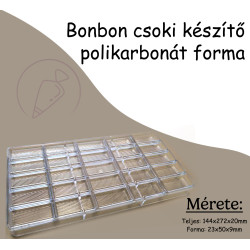 Bonbon csokoládé forma...
