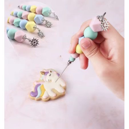 Cookie scribe / needle - icing stirrer, cookie baking tools