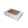 Cookies / Cake box with window 26x36x8 cm
