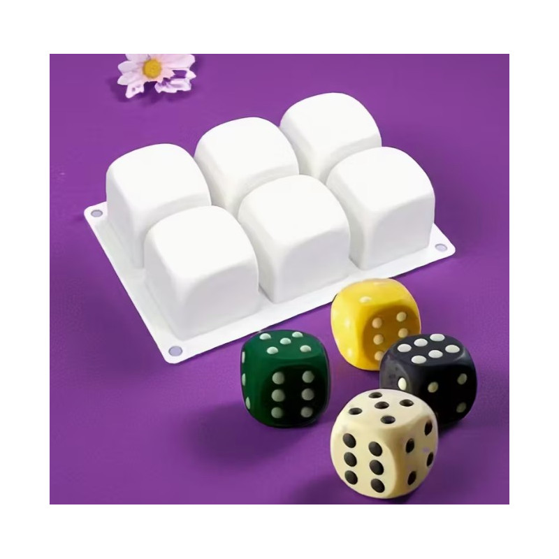 Szilikon mousse dobókocka