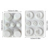 Coffee Cups and Lids 3D Mousse Silicone Mould