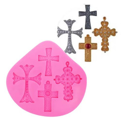 Mintás kereszt szilikon 2.