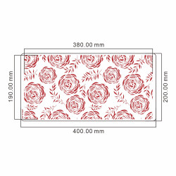 Roses Extra Large Stencil