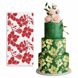 Hibiszkusz Extra Nagy Stencil