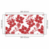 Hibiscus Extra Large Stencil