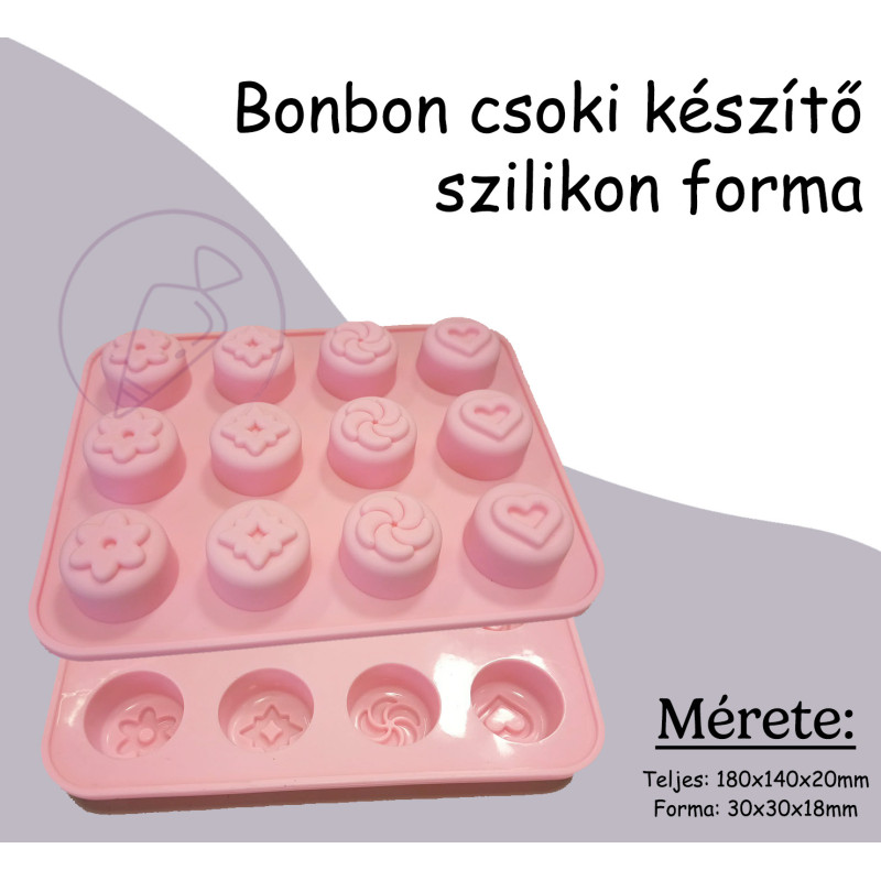 Bonbon chocolate silicone mold