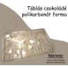 Táblás csokoládé polikarbonát