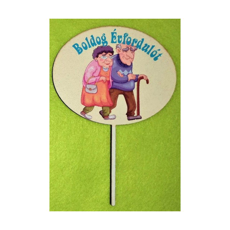 Boldog Évfordulót Fafelirat