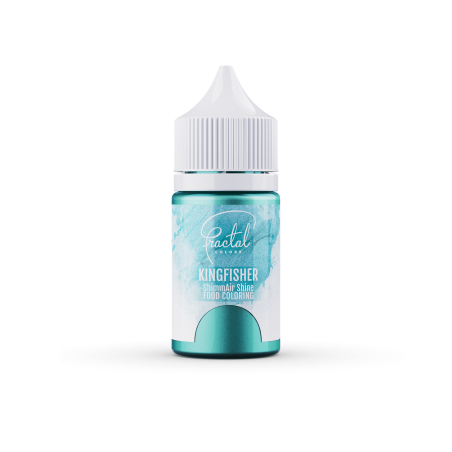 FRACTAL ShimmAir Kingfisher (E171-es) selyemfényű folyékony ételfesték